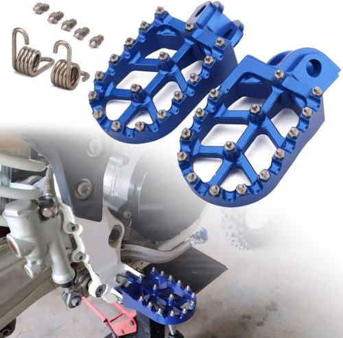 Set capete manete frână și schimbător JFG RACING, aluminiu, albastre, montare ușoară, pentru motociclete KTM, stradale.