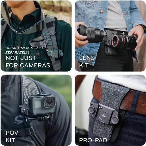 Clema pentru cameră Peak Design Capture V3, neagră