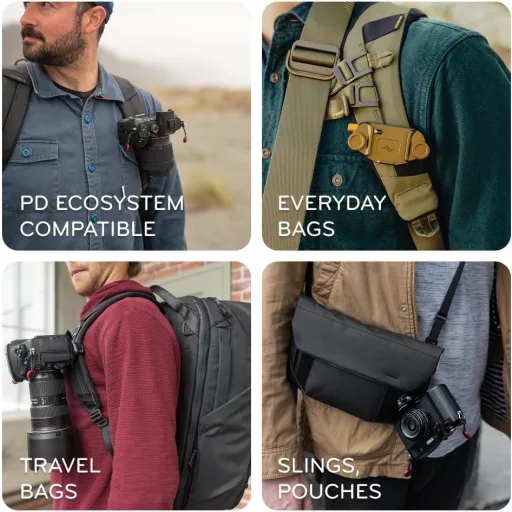 Clema pentru cameră Peak Design Capture V3, neagră