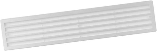 Grilă de ventilație ABS albă 450x92mm - Grilă ușă și evacuare, formă pătrată