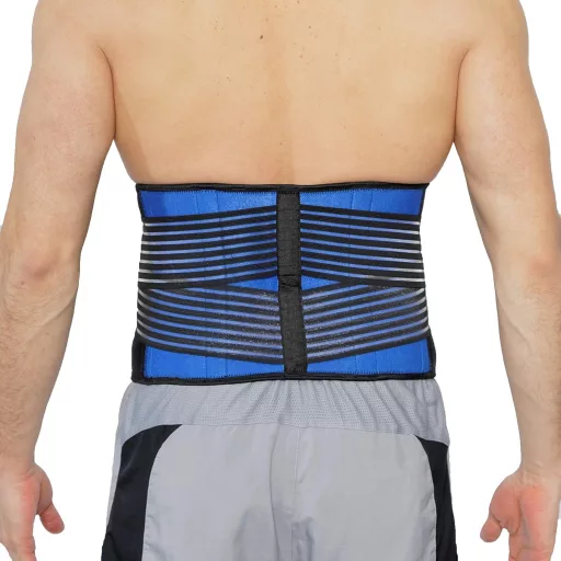 NEOtech Care neoprén hátbrace dupla pántokkal XXL fekete kompressziós