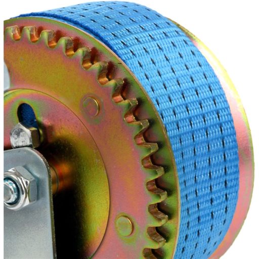 FreeTec Kézi Csörlő Kék Poliészter Kötéllel Hajó Mentő Csörlő