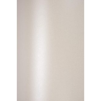   Netuno 10 coli Hârtie A4 300g Sidefată Crem Sirio Pearl, Lucioasă, Față-verso, Efect Metalic, Elegantă, pentru Artizanat și Imprimare