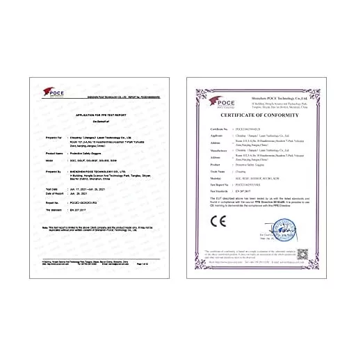 Cloudray 1064nm Lézer Biztonsági Szemüveg YAG DPSS Fiber Lézerhez