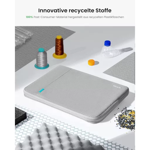 Husă de protecție 360 tomtoc pentru laptop, 14" MacBook Pro M2/M1 Pro/Max și 13" MacBook Air M2, cu carcasă rigidă impermeabilă și buzunar suplimentar.