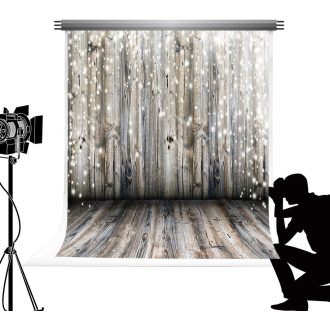   Kate foto pozadina 2x3m Drveni Pod Sjajna Cigla Zid za fotografiranje