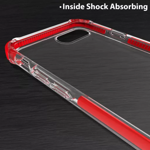 Husă de protecție antisoc MATEPROX Shield Series pentru iPhone SE/7/8, Roșu