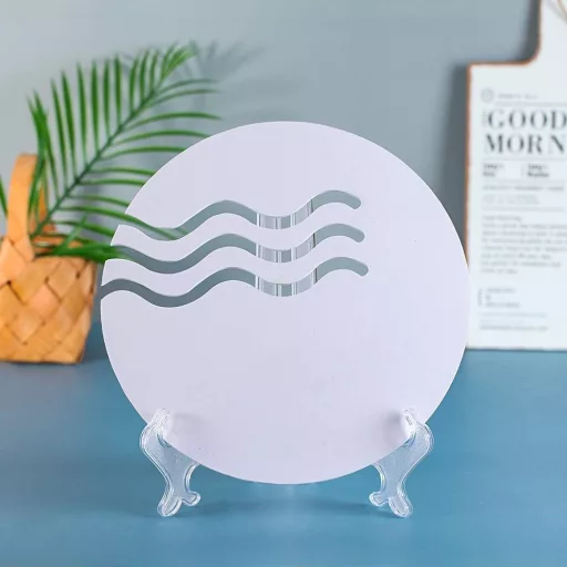 Tincogo Átlátszó Képtartó Állvány Esküvőhöz és Dekorációhoz