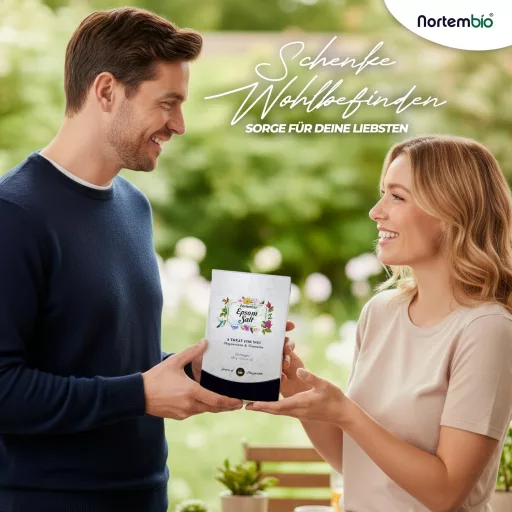 Nortembio Epsom Fürdősó 800g - 100% Tiszta Magnéziumforrás C és E Vitaminnal - Száraz és Érett Bőrre - Természetes Fürdőápolás