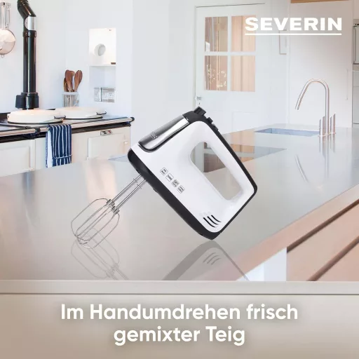 SEVERIN kézi mixer 400W rozsdamentes acél fehér HM 3830