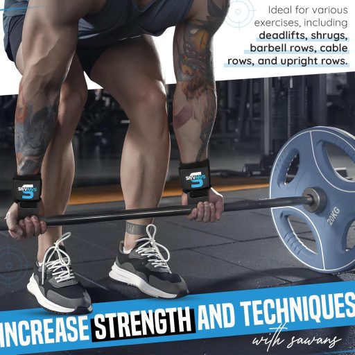 SAWANS Neoprén Súlyemelő Horog Pár 8mm Gumibevonattal Edzéshez