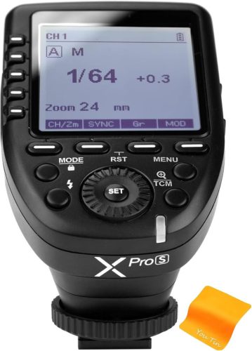 Godox Xpro-S 2.4GHz Vezeték Nélküli Vaku Kioldó Sony Kamerákhoz - 1/8000s HSS TTL Távkioldó A7II A7 A99 A9 A7R ILCE-600L Kompatibilis