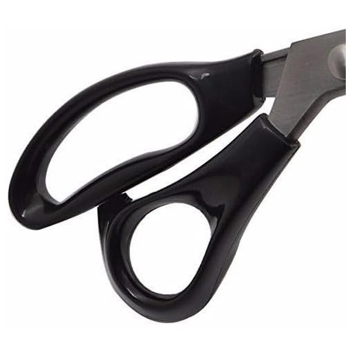 seaNpem Profi Kontúr Olló Hullámos Fogakkal Rozsdamentes Acél 23cm Kézműves Varráshoz