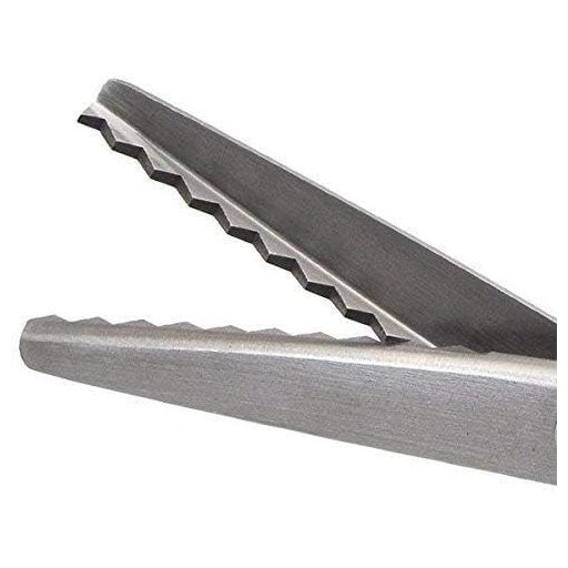 seaNpem Profi Kontúr Olló Hullámos Fogakkal Rozsdamentes Acél 23cm Kézműves Varráshoz