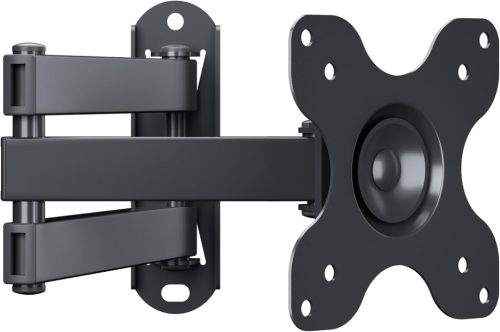BONTEC Fali Monitor Tartó 13-30" Képernyőkhöz - Dönthető/Forgatható TV Konzol, VESA 75x75/100x100, 15kg Teherbírás, Beépített Vízmértékkel