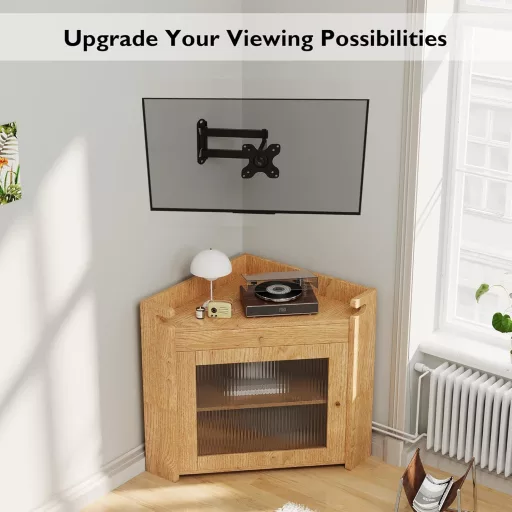 BONTEC Fali Monitor Tartó 13-30" Képernyőkhöz - Dönthető/Forgatható TV Konzol, VESA 75x75/100x100, 15kg Teherbírás, Beépített Vízmértékkel