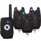Set avertizori de crap MOUNCHAIN, 4 bucăți, wireless, digitali, impermeabili, cu LED, negri.