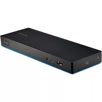   HP G4 USB-C dokkoló - HDMI, 2xDP - Chromebook, Elitebook kompatibilis, piros