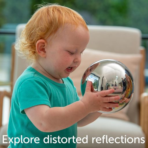 LEARNING ADVANTAGE Ezüst Tükrös Szenzoros Labdák Készlet