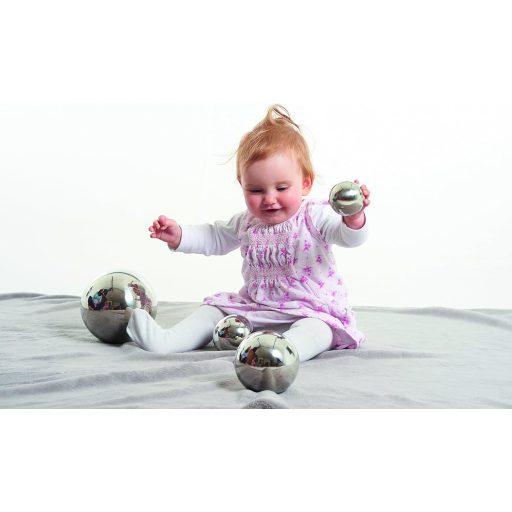 LEARNING ADVANTAGE Ezüst Tükrös Szenzoros Labdák Készlet