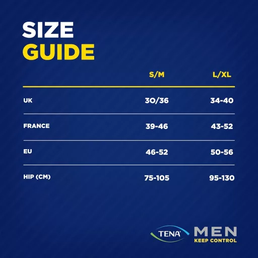Pantaloni pentru incontinență TENA Men Active Fit, mărime mare