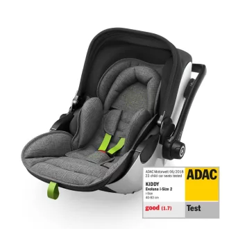   Kiddy Evoluna i-Size 2 Autosjedalica s Isofix Bazom Grupa 0+ Za Novorođenče do 13kg, 40-83 Cm