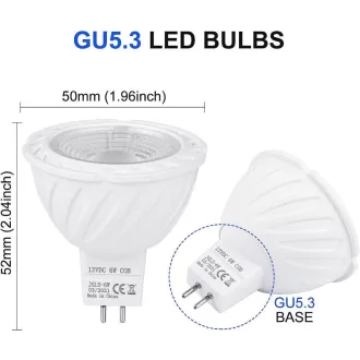   YAYZA! GU5.3 LED spot svjetiljke - Energetski učinkovit izvor svjetla