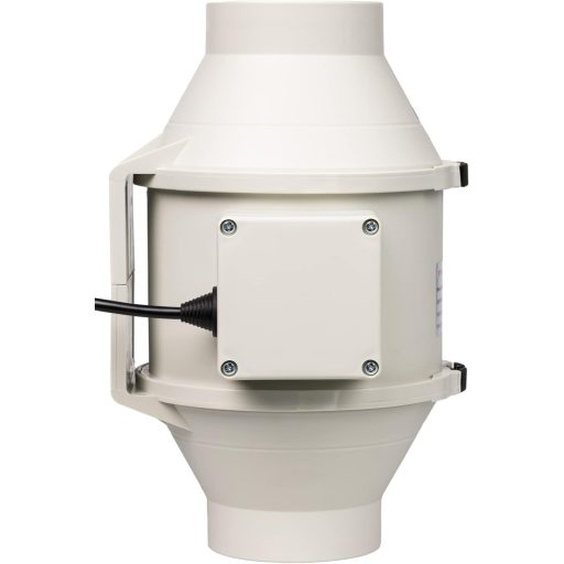 STERR IDM Fehér Csőventillátor 100mm - 26W Vezetékes Légcsatorna Ventilátor Fürdőszobába és Konyhába - 230V