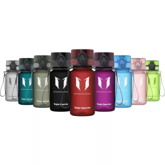   Super Sparrow Tritan Ivópalack 350-1000ml BPA-mentes Sportpalack Kerékpár Fitness Szabadidő - 350 ml, Imperial Red