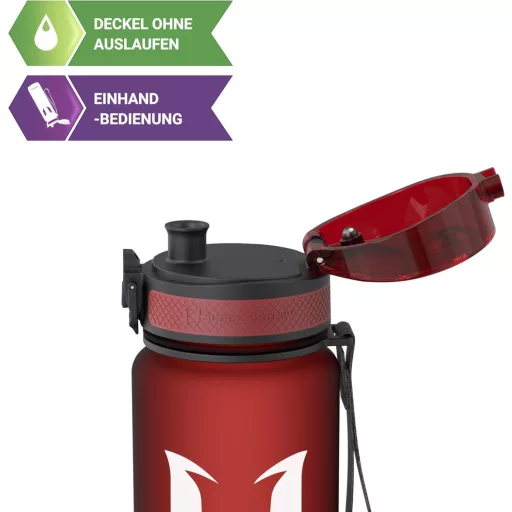 Super Sparrow Tritan Ivópalack 350-1000ml BPA-mentes Sportpalack Kerékpár Fitness Szabadidő - 350 ml, Imperial Red