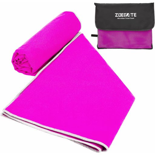 Zoegate Mikrovláknová osuška S XL XXL - Rýchloschnúca cestovná, športová, plážová, sauna osuška a čistiaca handrička, 80x40 cm