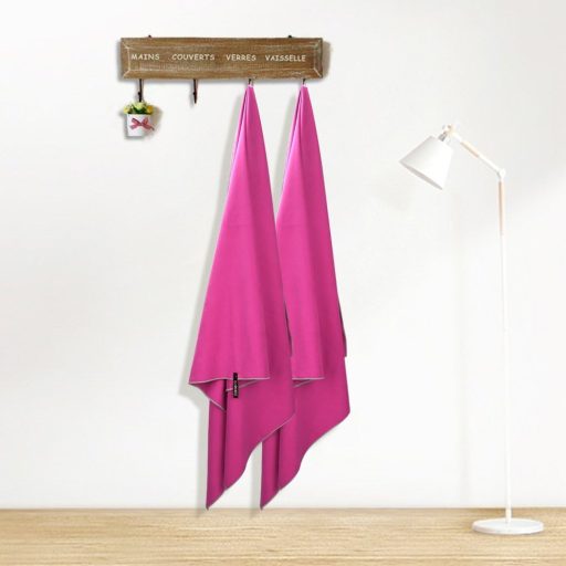 Zoegate Mikrovláknová osuška S XL XXL - Rýchloschnúca cestovná, športová, plážová, sauna osuška a čistiaca handrička, 80x40 cm