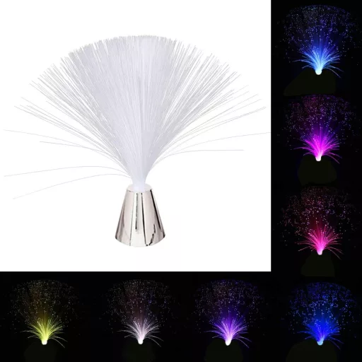 LEDMOMO Színváltó Fiber Optic LED Lámpa Elemmel - Esküvő, Karácsony, Parti Dekoráció