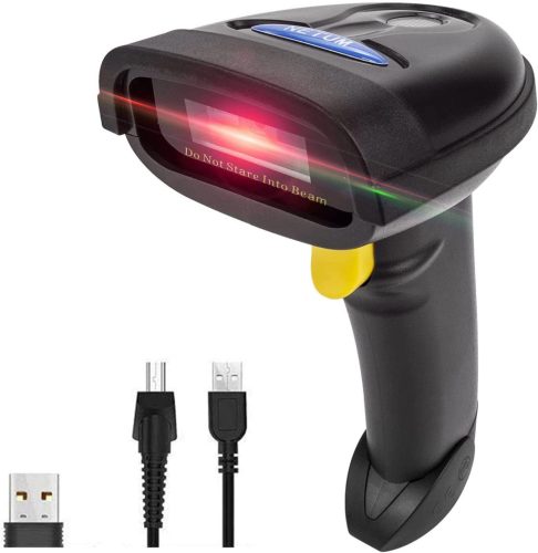 NETUM Bluetooth QR kódolvasó - Vezeték nélküli 1D/2D vonalkód szkenner iOS és Android támogatással