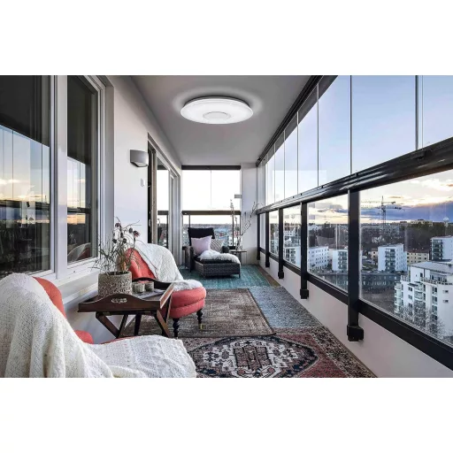 Horevo négyzet alakú mennyezeti lámpa távirányítóval