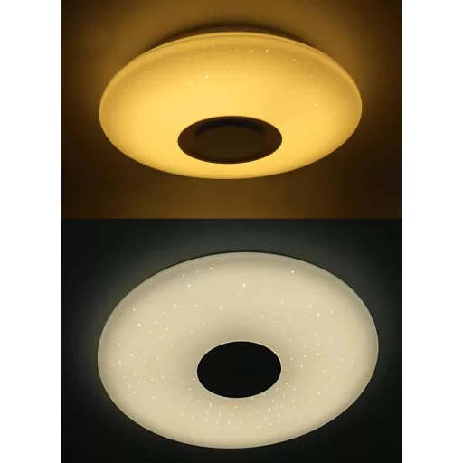 Lampa de plafon pătrată Horevo cu telecomandă