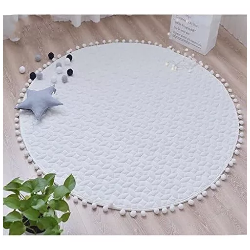 Cort Little Dove pentru copii, tip teepee, din pânză naturală de bumbac, cu covoraș.