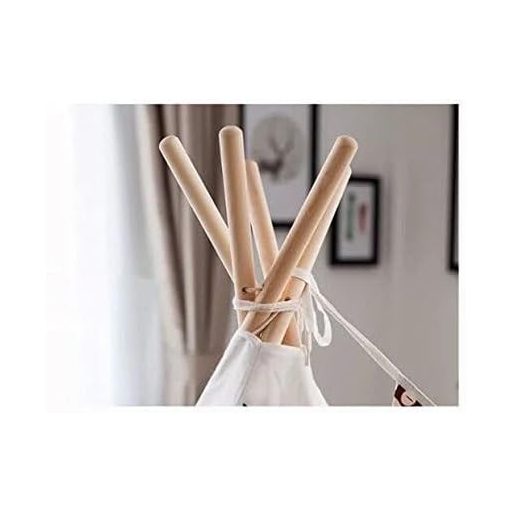 Little Dove Indián sátor gyerekeknek természetes pamut vászonból játszósátor szőnyeggel