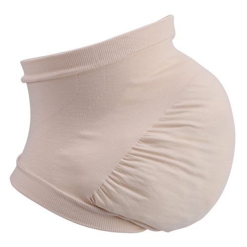 Burtieră de sarcină Zerodis - Bej, mărimea L, fără cusături, elastică