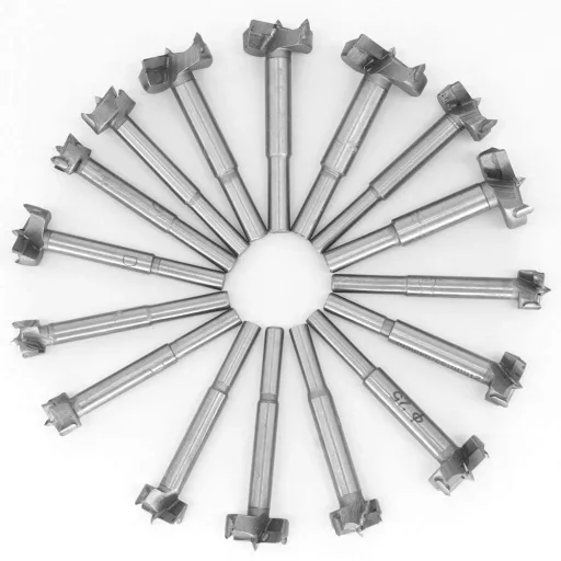 Set de 16 burghie Forstner ValueHall 15-35mm pentru prelucrarea lemnului