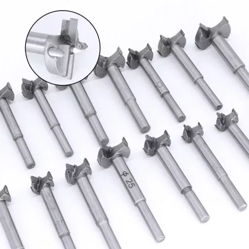 Set de 16 burghie Forstner ValueHall 15-35mm pentru prelucrarea lemnului