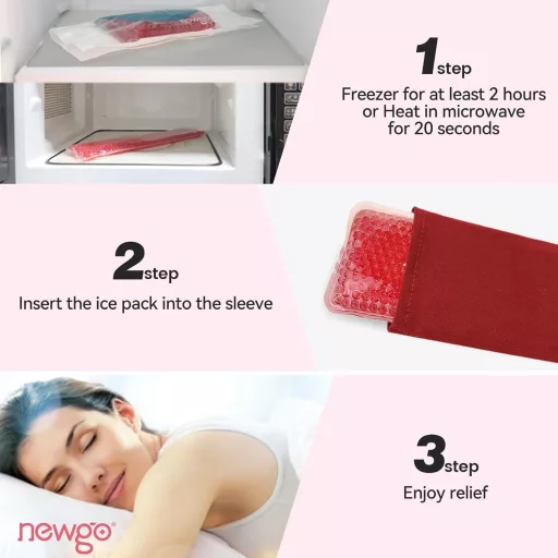 NEWGO Comprese Reci pentru Îngrijirea Perineală Postpartum, 6 Bucăți Lavabile
