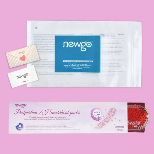 NEWGO Comprese Reci pentru Îngrijirea Perineală Postpartum, 6 Bucăți Lavabile
