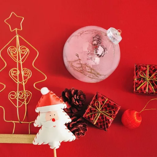Átlátszó Üveg Karácsonyfadísz Szett - 5 db Tölthető Üveggömb Karácsonyfa Dekoráció - Esküvő, Születésnap, Party Díszítés - Akasztóval