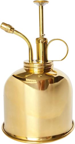 LianShi Arany Réz Virágpermetező - 300ml Növényápoló Permet Flakon Szobanövényekhez - Porvédő Virágápoló Spray BPA-mentes