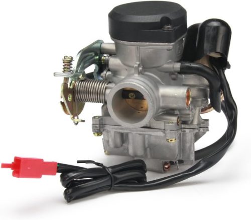 JFG RACING Carburator CVK26 26mm - Înlocuitor Keihin pentru scutere, ATV-uri și motociclete GY6 150cc 200cc 250cc - Aliaj de aluminiu