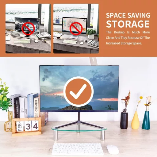 Hemudu ergonomikus laptop és monitor állvány képernyő emelő