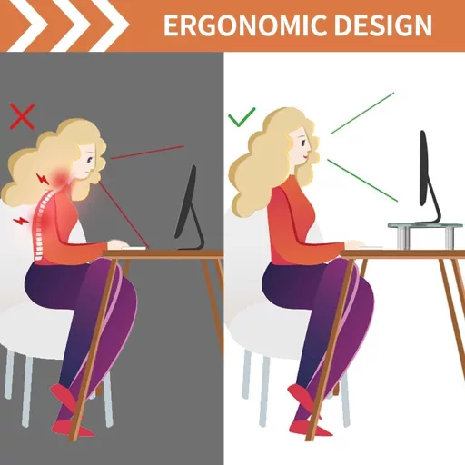 Hemudu ergonomikus laptop és monitor állvány képernyő emelő