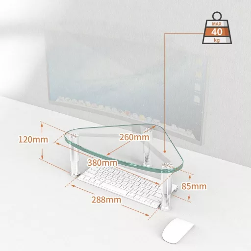 Hemudu ergonomikus laptop és monitor állvány képernyő emelő