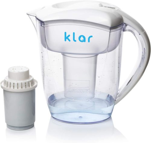 Klar Water 3,5 literes vízszűrő kancsó - Fluorid, ólom és mikroműanyag szűrő - Lúgos pH értékű ivóvíz - BPA-mentes vízszűrő rendszer